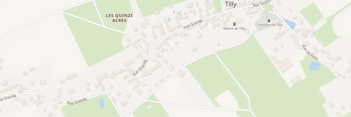 Plan du 29 Rue Grande à Tilly