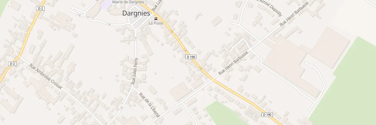 Plan du 24 Rue du Marechal Leclerc à Dargnies