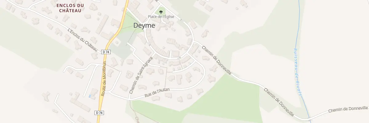 Plan du 20 Rue de la Croix Talou à Deyme