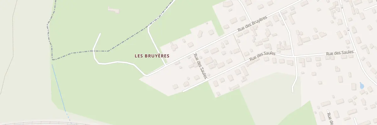 Plan du 437 Rue des Saules à Serqueux