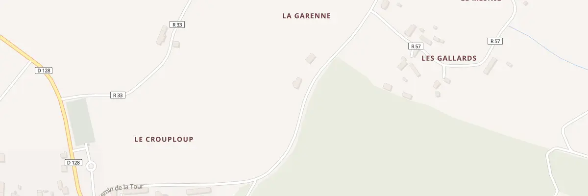 Plan du 5112 La Garenne à Veuil