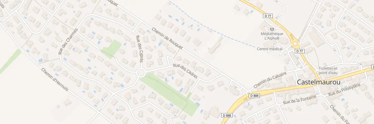Plan du 8 Rue des Cèdres à Castelmaurou