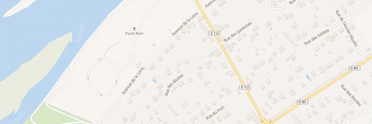 Plan du 8 Rue des Mottes à Muides-sur-Loire