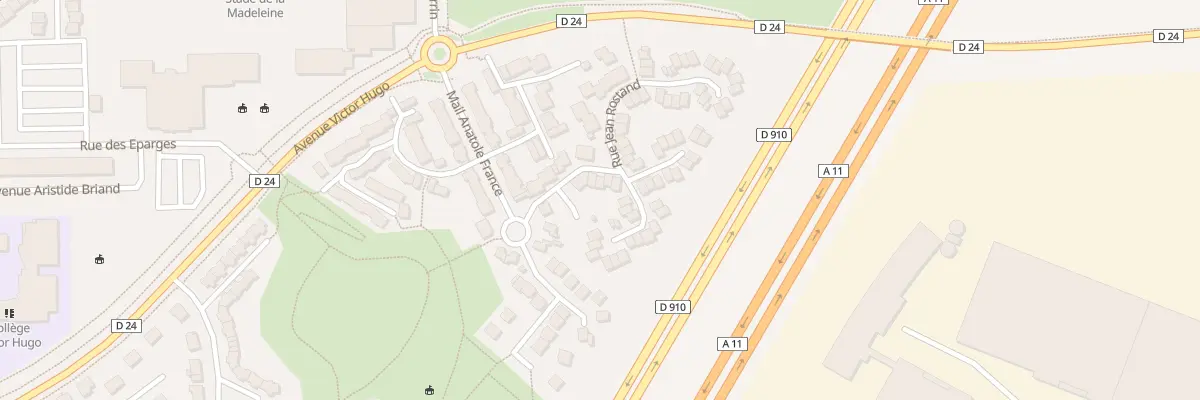 Plan du 10 Rue Jean Rostand à Chartres