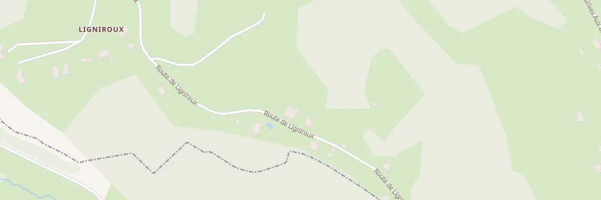 Plan du 145 Rte De Ligniroux à Brive-la-Gaillarde