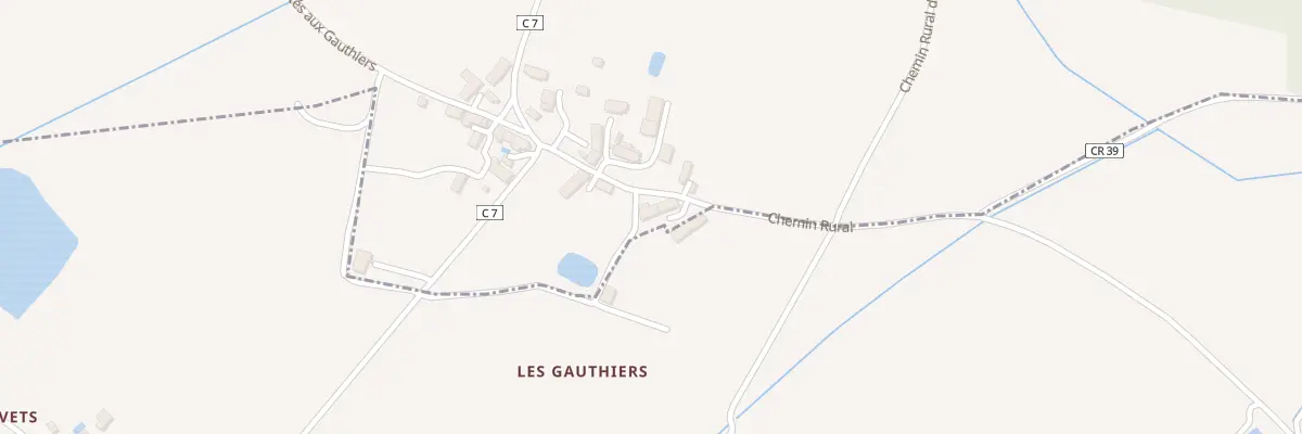 Plan du 13 Les Gauthiers à Valençay