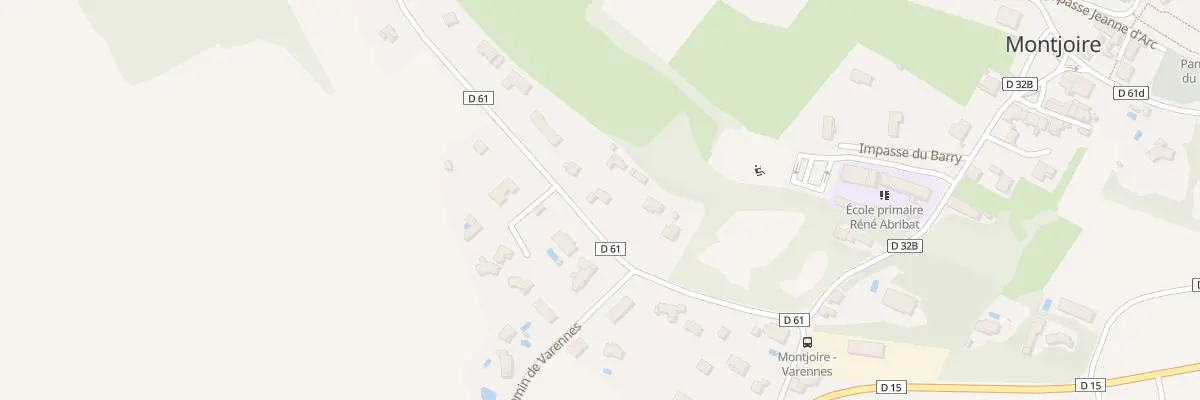Plan du 294 Rte de la Magdelaine à Montjoire