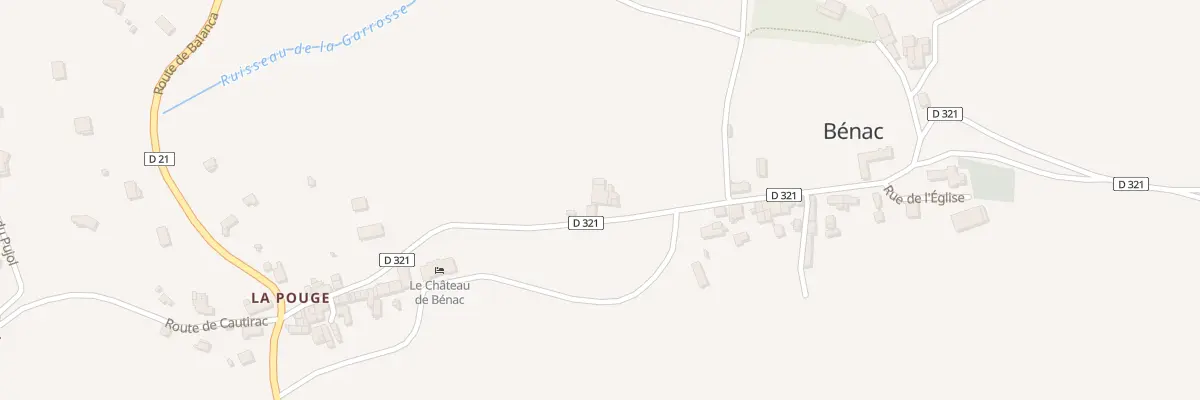 Plan du 43 Bourtol à Bénac