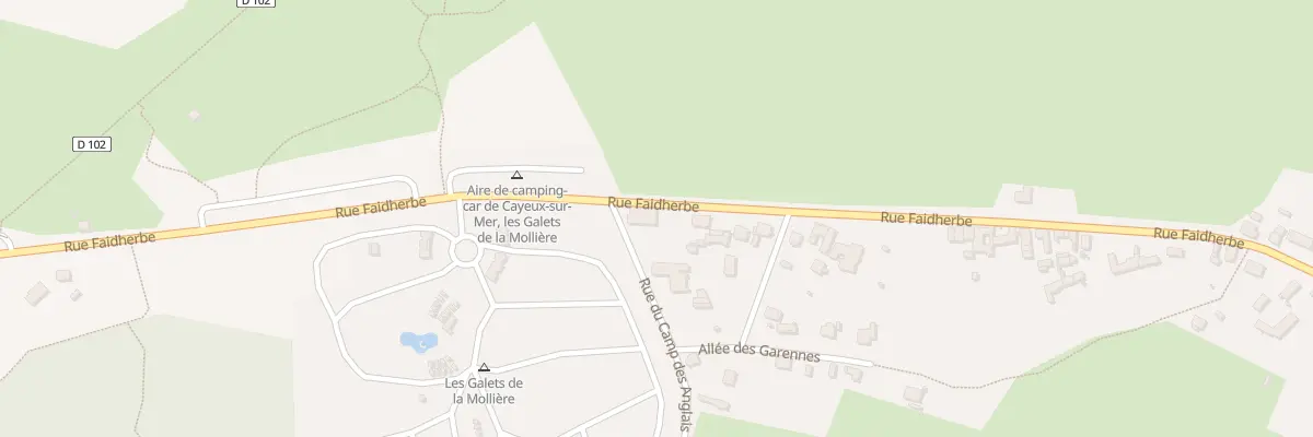 Plan du 591 Rue Faidherbe la Mollière à Cayeux-sur-Mer