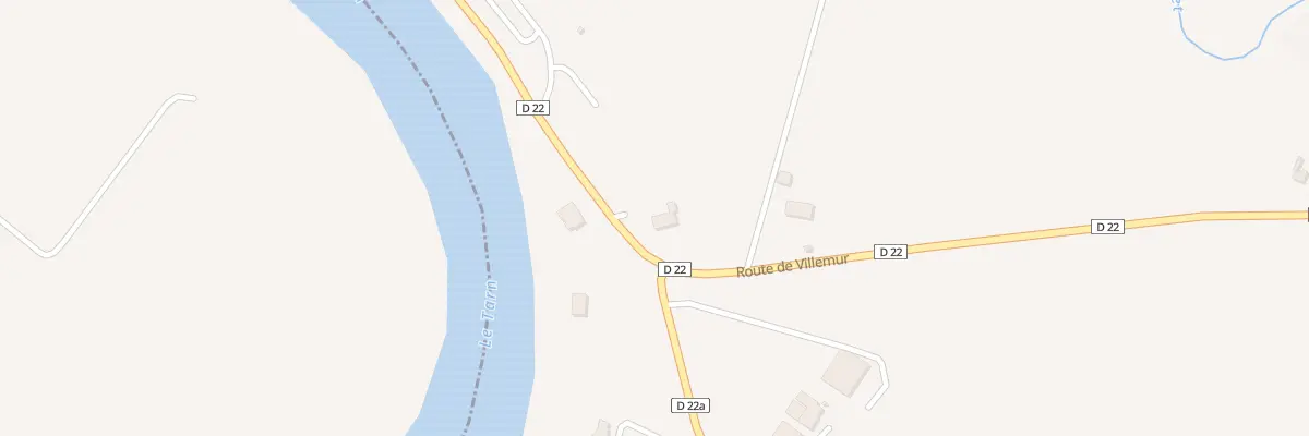 Plan du 856 Rte de Villemur à Bondigoux