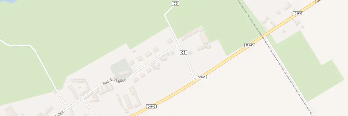 Plan du 2 Rue de l’Église à Brutelles