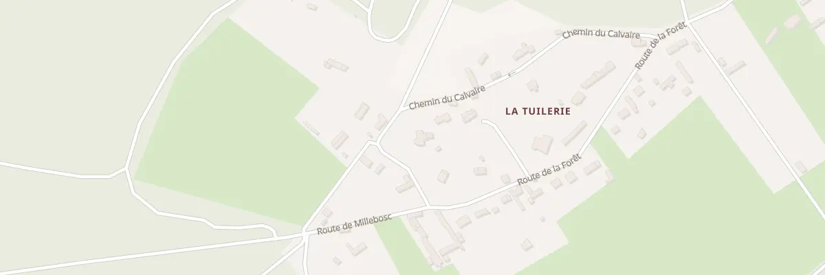 Plan du 1 Rte de Millebosc à Longroy