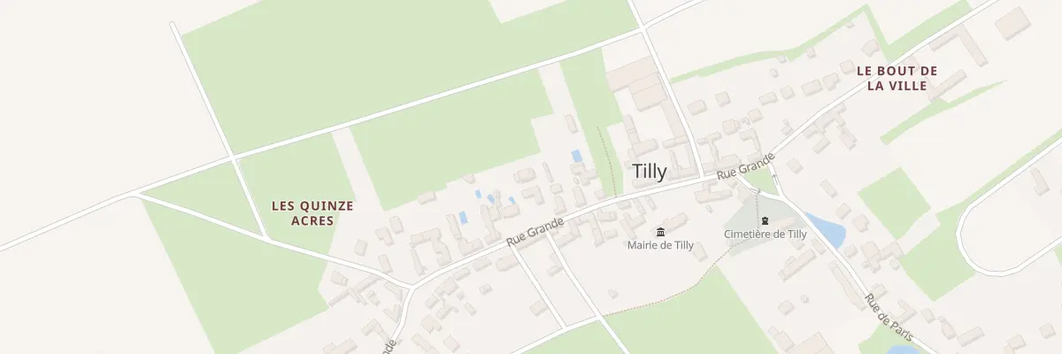 Plan du 24B Rue Grande à Tilly