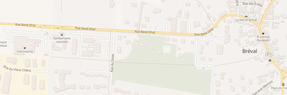 Plan du 13 Rue René Dhal à Bréval