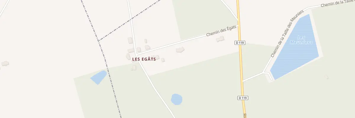 Plan du 5 Les Egats à Rougeou