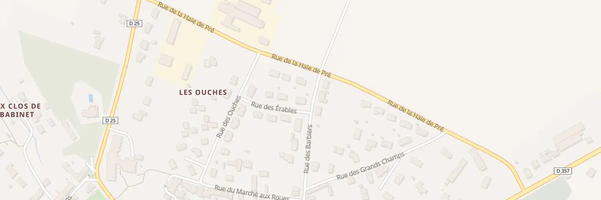 Plan du 2 Rue des Erables à Beauce la Romaine