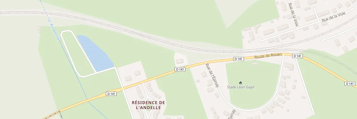 Plan du 685 Rte de Rouen à Serqueux