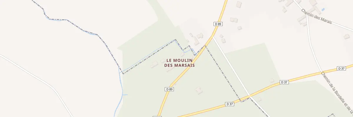Plan du 6 Le Moulin des Marsais à Lommoye