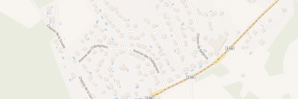 Plan du 12 Av Des Chataigniers à Ussac
