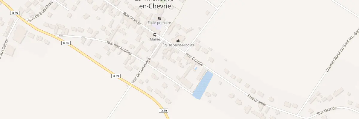 Plan du 25 Rue Grande à La Villeneuve-en-Chevrie