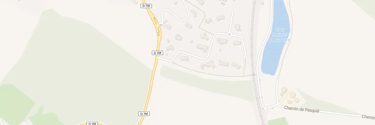 Plan du 1 Imp du Lac à Rouffiac-Tolosan