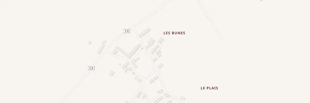 Plan du 13 Les Bunes à Argy