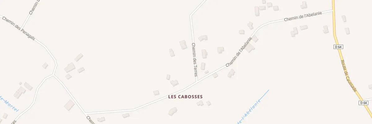 Plan du 63 Che des Terres à Bioule