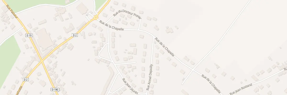 Plan du 2 Rue Armel Depoilly à Dargnies