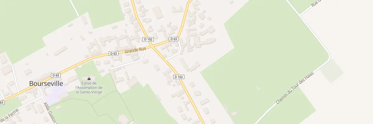 Plan du 93 Rue de Belloy sur Mer à Bourseville