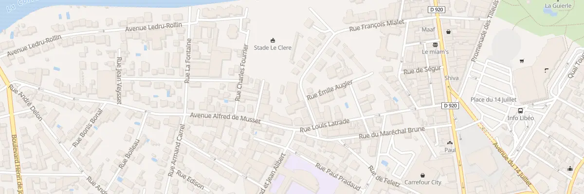 Plan du 9 Rue Joseph Escande à Brive-la-Gaillarde