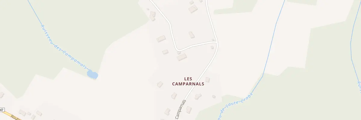 Plan du 441 Che des Camparnals au Born