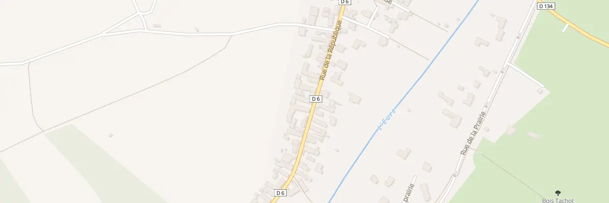 Plan du 43 Rue de la République à Saint-Prest