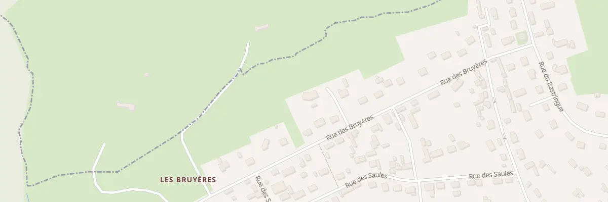 Plan du 308 Rue des Bruyères à Serqueux