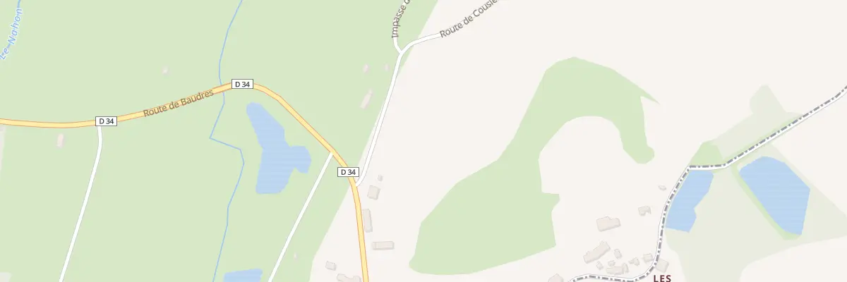 Plan du 5039 Les Sablons à Langé