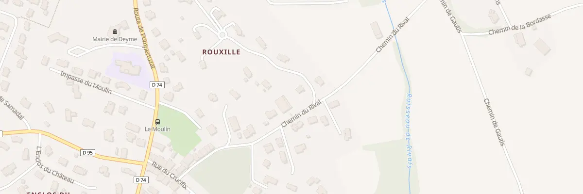 Plan du 17 Che du Rival à Deyme