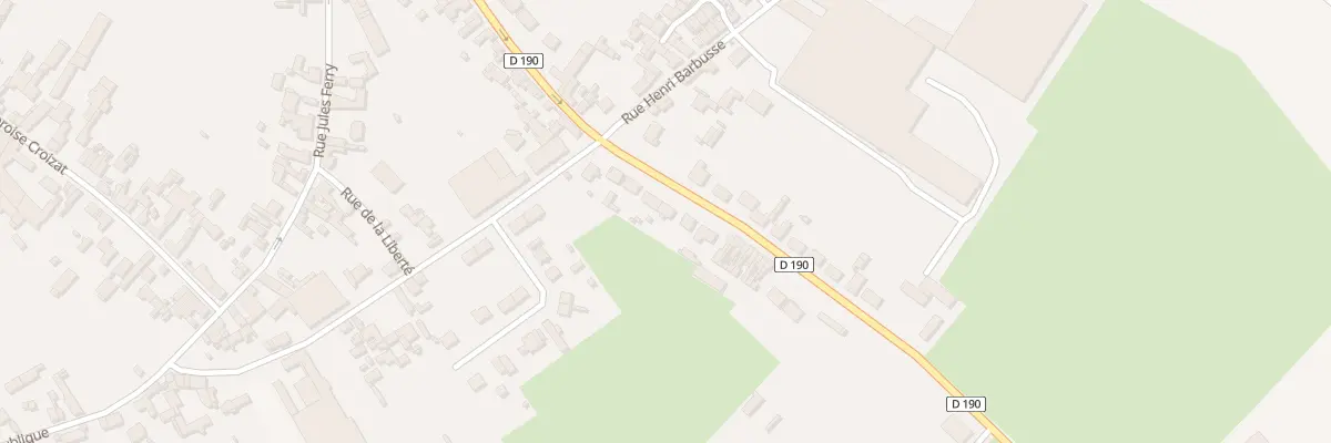 Plan du 10 Rue Pierre de Coubertin à Dargnies