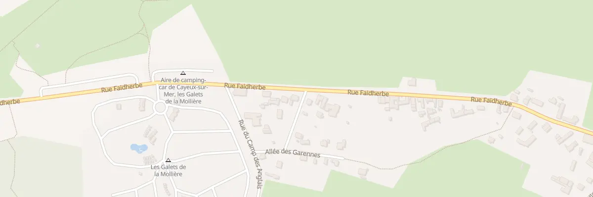 Plan du 505 Rue Faidherbe la Mollière à Cayeux-sur-Mer