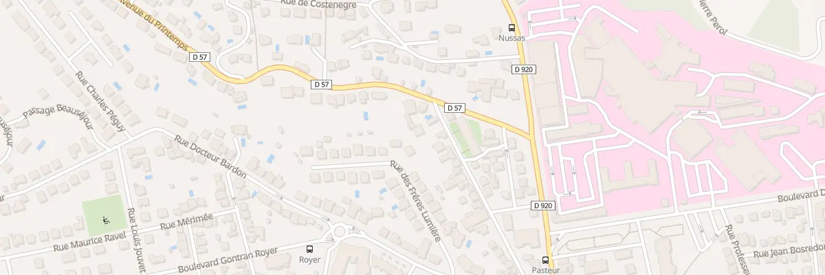 Plan du 22 Rue Des Freres Lumiere à Brive-la-Gaillarde