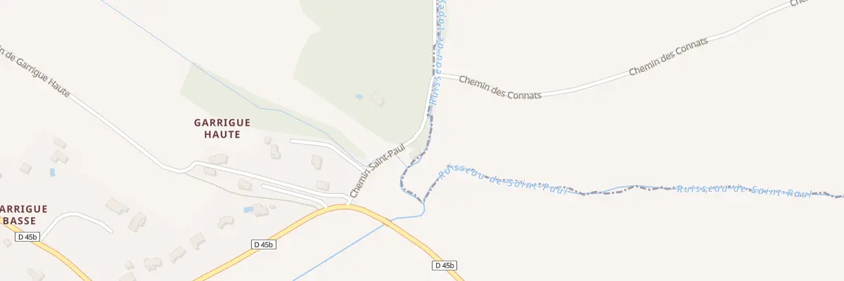 Plan du 100 Che Saint - Paul à Bazus