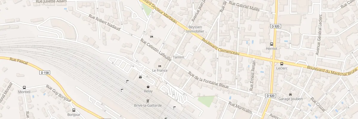 Plan du 61 Av Jean Jaures à Brive-la-Gaillarde