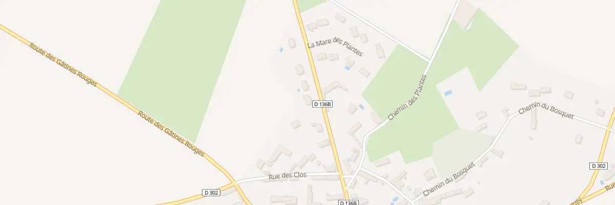 Plan du 5001 Rue du Mesnil-Simon à Saint-Ouen-Marchefroy
