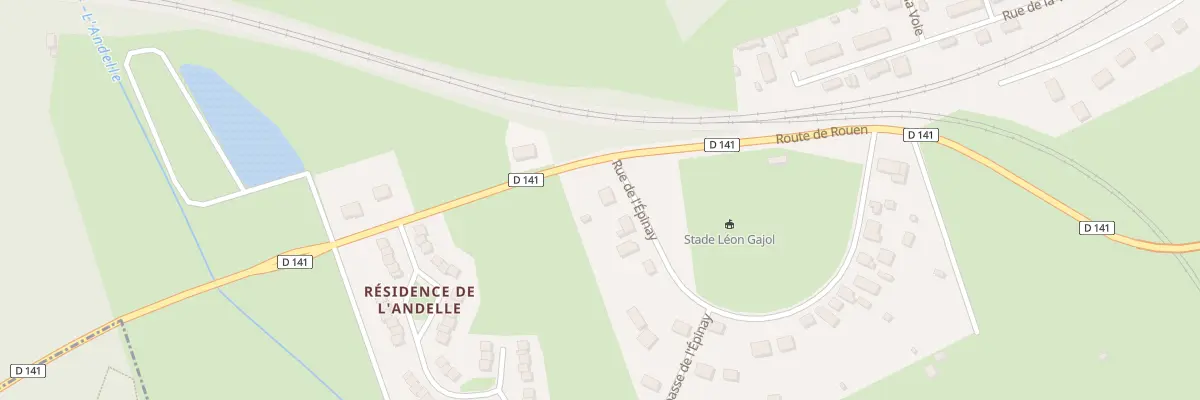 Plan du 304 Rue de l’Epinay à Serqueux