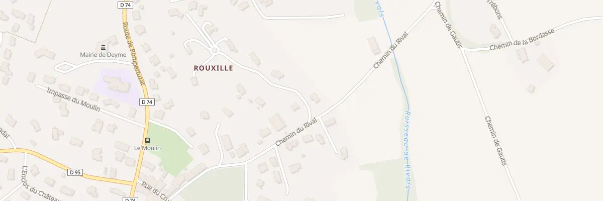 Plan du 48B Rouxille à Deyme
