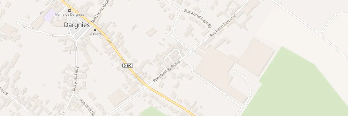 Plan du 37 Rue Henri Barbusse à Dargnies