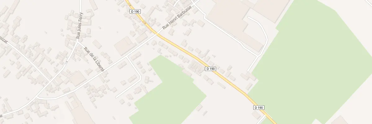 Plan du 14 Rue Pierre de Coubertin à Dargnies