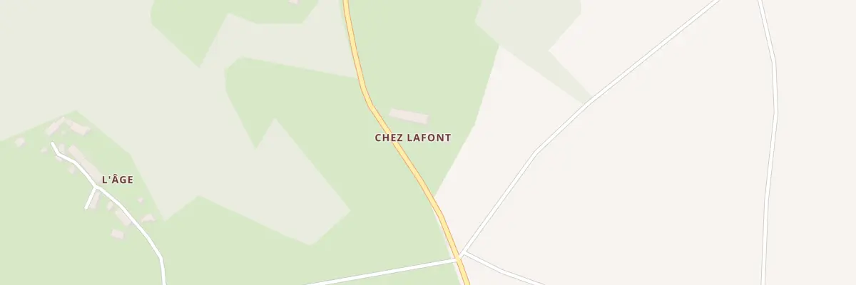 Plan du 5160 Chez Lafont aux Billanges