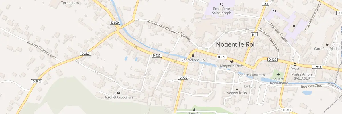 Plan du 4 Rue Henri Lemouettre à Nogent-le-Roi
