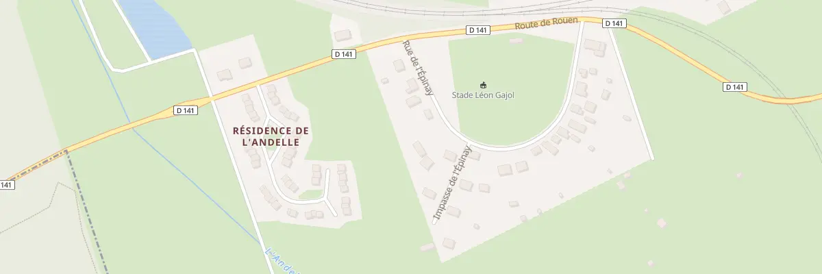 Plan du 252 Rue de l’Epinay à Serqueux