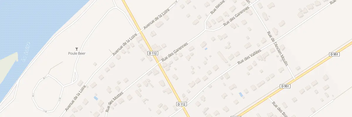 Plan du 25 Rue des Garennes à Muides-sur-Loire