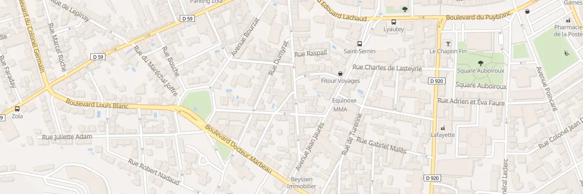 Plan du 18 Av Firmin Marbeau à Brive-la-Gaillarde
